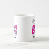 Personalisierte Tasse "Big 40" (Mittel)