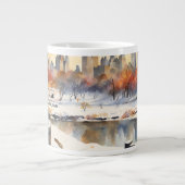 Personalisierte Tasse Central Park Snow Scene - el (Vorderseite)