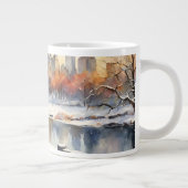 Personalisierte Tasse Central Park Snow Scene - el (Rechts)