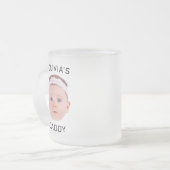 Personalisierte Tasse, Custom Baby Tasse, Vater Ge Mattglastasse (Vorderseite Links)