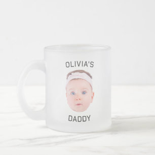 Personalisierte Tasse, Custom Baby Tasse, Vater Ge Mattglastasse