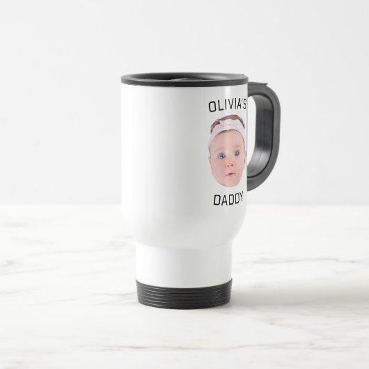 Personalisierte Tasse, Custom Baby Tasse, Vater Ge Reisebecher (VorderseiteRechts)