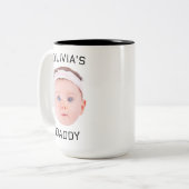 Personalisierte Tasse, Custom Baby Tasse, Vater Ge Zweifarbige Tasse (Vorderseite Links)