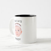 Personalisierte Tasse, Custom Baby Tasse, Vater Ge Zweifarbige Tasse (Vorderseite Links)
