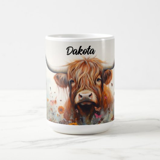 Personalisierte Tasse der Kühe (Mittel)