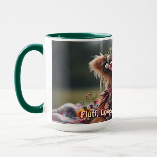 Personalisierte Tasse der Kühe (Links)