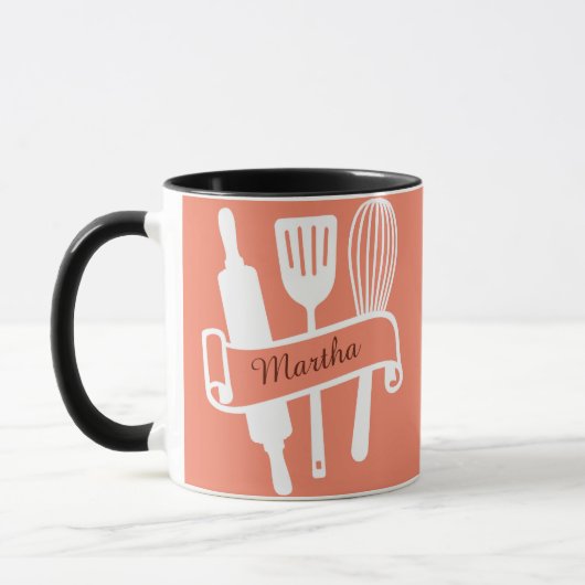 Personalisierte Tasse des Cochenchefs (Links)