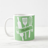 Personalisierte Tasse des Cochenchefs (Links)