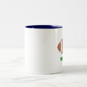 Personalisierte Tasse des Fußballthemas (Mittel)
