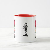 Personalisierte Tasse des Weihnachtsmanns (Zentrum)