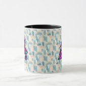 Personalisierte Tasse für Abstrakte geometrische M (Zentrum)
