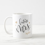 Personalisierte Tasse für Handschriften<br><div class="desc">Niedliche Personalisierte Zukunft Frau Tasse,  große Geschenke der Verlobung für neue Braut</div>