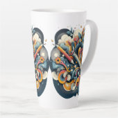 Personalisierte Tasse für Kaffeemänner/Tee (Rechte Ecke)