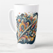 Personalisierte Tasse für Kaffeemänner/Tee (Linke Ecke)