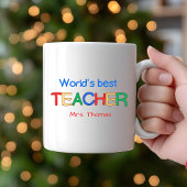 Personalisierte Tasse für Lehrer