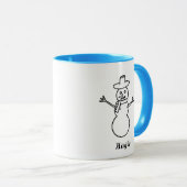 Personalisierte Tasse für Snowboarder (VorderseiteRechts)