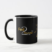Personalisierte Tasse "Gefüttert2Founder" (Links)