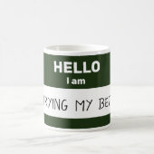 Personalisierte Tasse "Hello I Am" (Mittel)