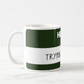Personalisierte Tasse "Hello I Am" (Links)