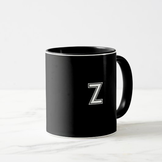 Personalisierte Tasse im Schwarzen Combo-Stil (VorderseiteRechts)