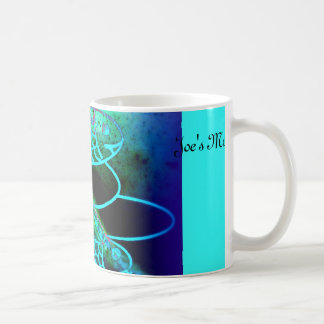Personalisierte Tasse in den Blues