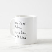 Personalisierte Tasse  Jeder Text Den Sie Wünschen (Vorderseite Links)