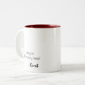Personalisierte Tasse Kurt Bestor (Vorderseite Links)