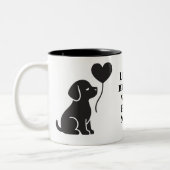 Personalisierte Tasse | Minimalistisches Haustier- (Links)