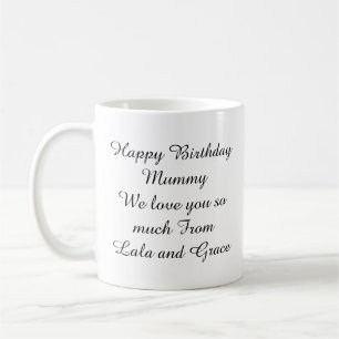 Personalisierte Tasse mit beliebiger Nachricht Ges