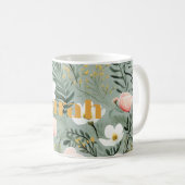 Personalisierte Tasse mit Blumendesign (VorderseiteRechts)