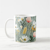 Personalisierte Tasse mit Blumendesign (Links)