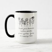 Personalisierte Tasse mit eigener Nachricht als Ge (Links)