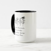 Personalisierte Tasse mit eigener Nachricht als Ge (Vorderseite Links)