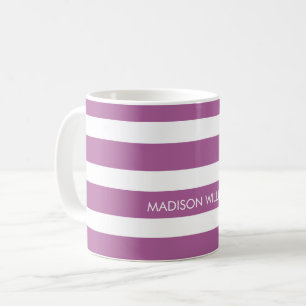 Personalisierte Tasse mit Streifen