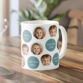 Personalisierte Tasse mit zwei Fotos | Ich Liebe S