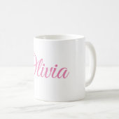 Personalisierte Tasse (Olivia) (VorderseiteRechts)