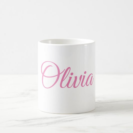 Personalisierte Tasse (Olivia) (Mittel)
