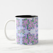Personalisierte Tasse Pretty Little Flowers (Links)
