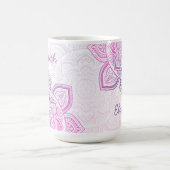 Personalisierte Tasse Rosaline Mandala 0,44 l (Mittel)