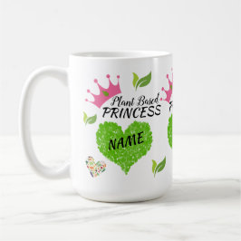 Personalisierte Tasse Veganer Princess - vegane Ta