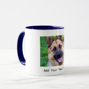 Personalisierte Tasse von Foto und Text