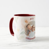 Personalisierte Tasse von Foto und Text | Beste Gr (Vorderseite Links)