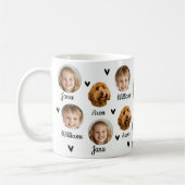 Personalisierte Tasse von Fotos mit drei Gesichtsp (Links)