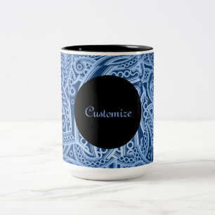 Personalisierte Tasse von Funky Blue Paisley