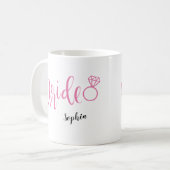 Personalisierte Tasse von Handschriften (Vorderseite Links)