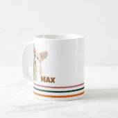 Personalisierte Tasse von Hunden oder Katzen (Vorderseite Links)
