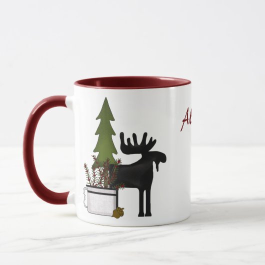 Personalisierte Tasse von Moose und Bären (Links)