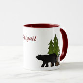 Personalisierte Tasse von Moose und Bären (VorderseiteRechts)