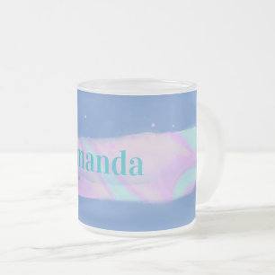 Personalisierte Tasse von Northern Lights Blue Gli