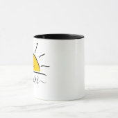 Personalisierte Tasse von Sonnenaufgang (Zentrum)